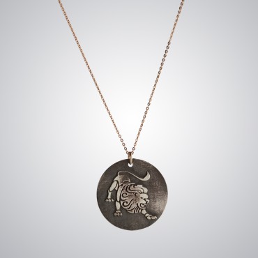 Aslan Burç Kolye